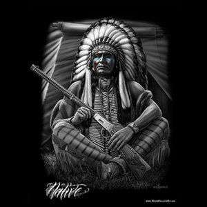 Native Indian poster 18"x24" high gloss by DGA